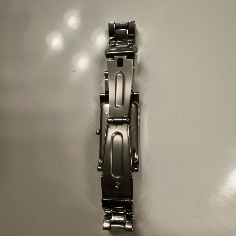 Skagen Denmark Silver Rectangular Watch With Crys… - image 4